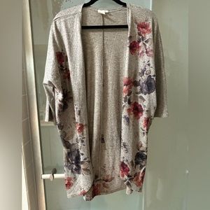 Floral cardigan
